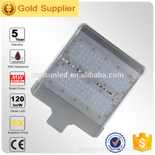 5 yerars warranty with meanwell driver 60W to 300W led street light
